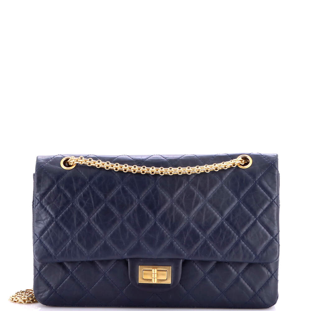 Chanel 227 Reissue 2.55 Flap Bag Quilted Aged Calfskin